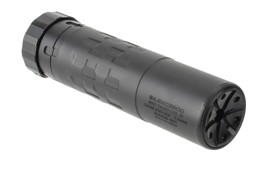 SilencerCo Saker 5.56K ASR 5.56mm Suppressor w/ ASR Flash Hider 